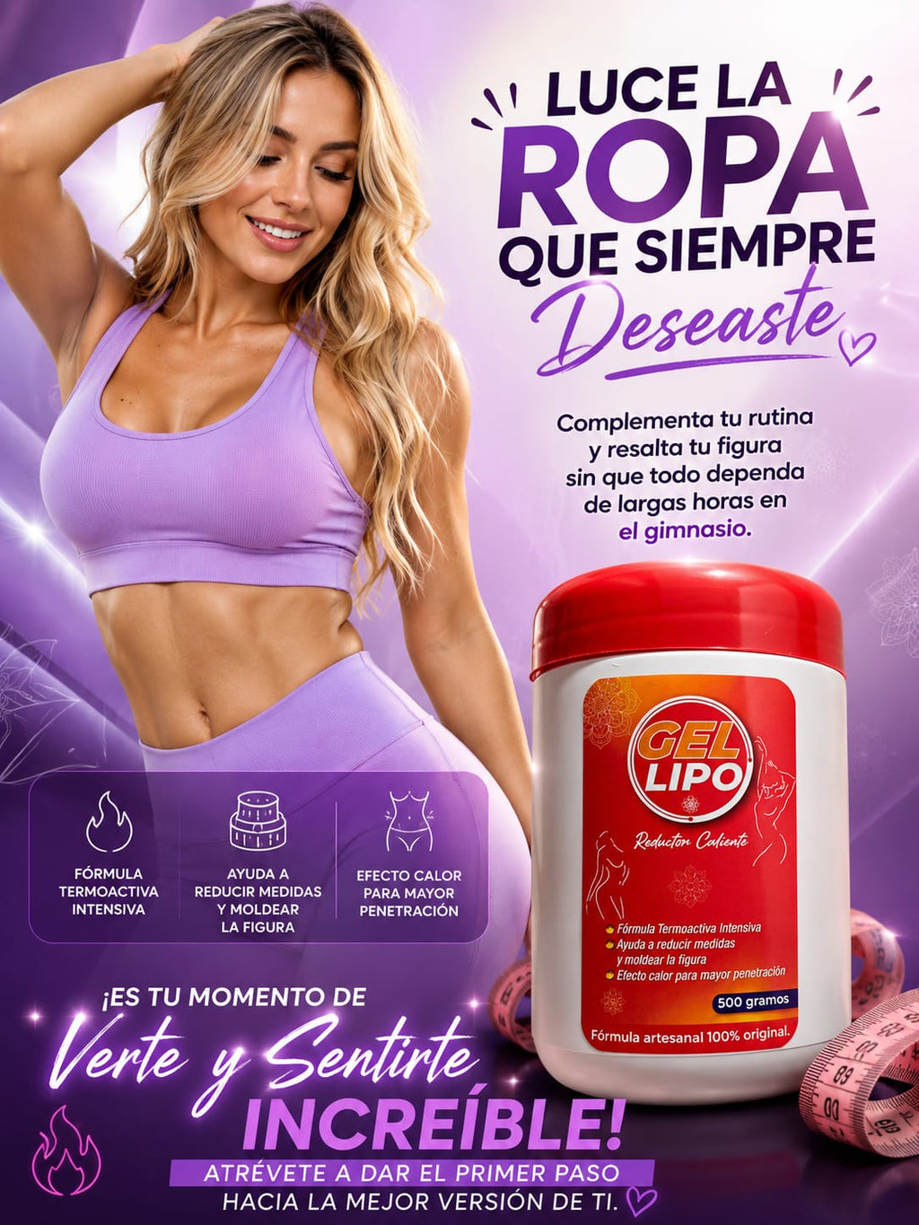 GEL LIPO REDUCTOR CALIENTE